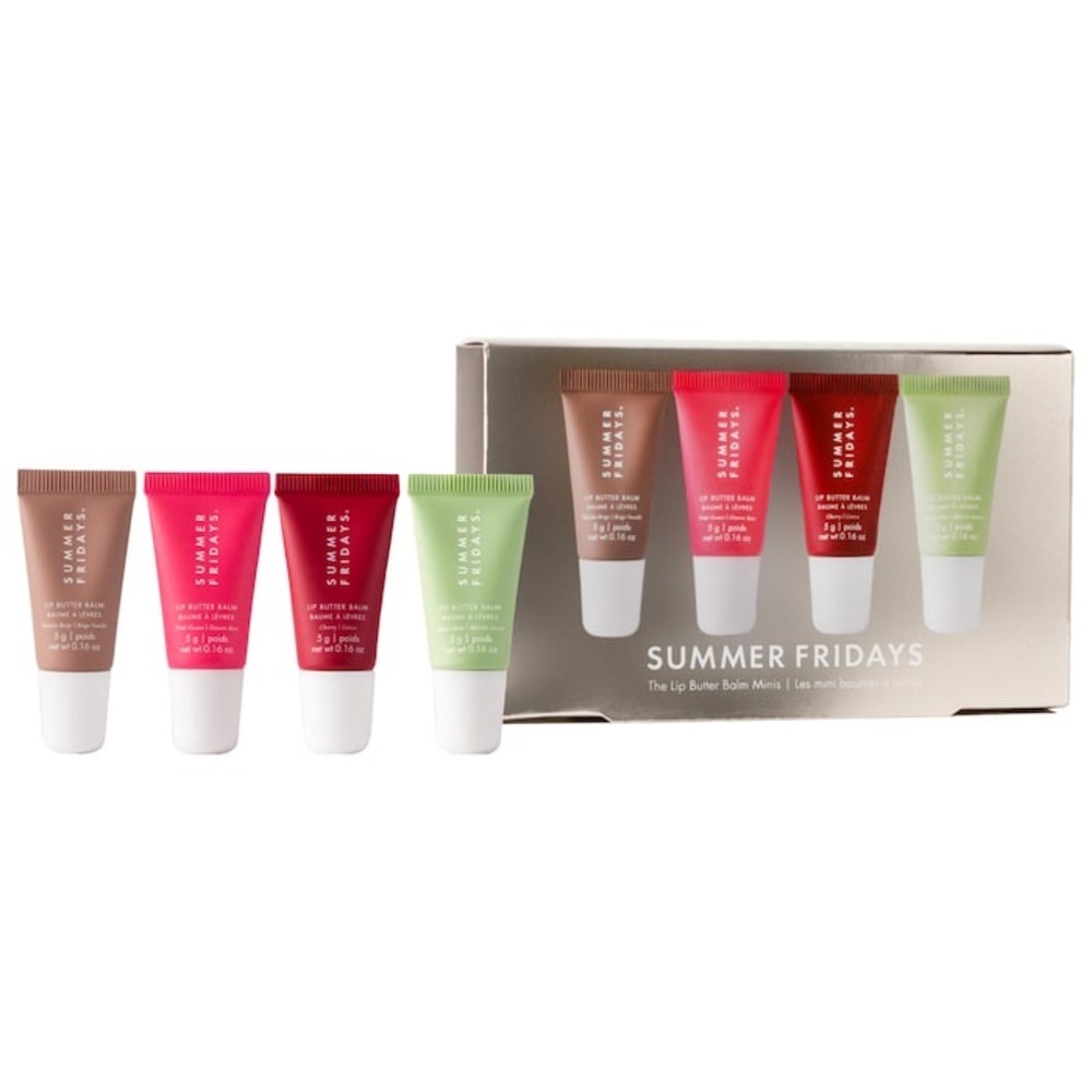 BNIB Summer Fridays Sold Out Lip Butter Balm Minis Set (4)